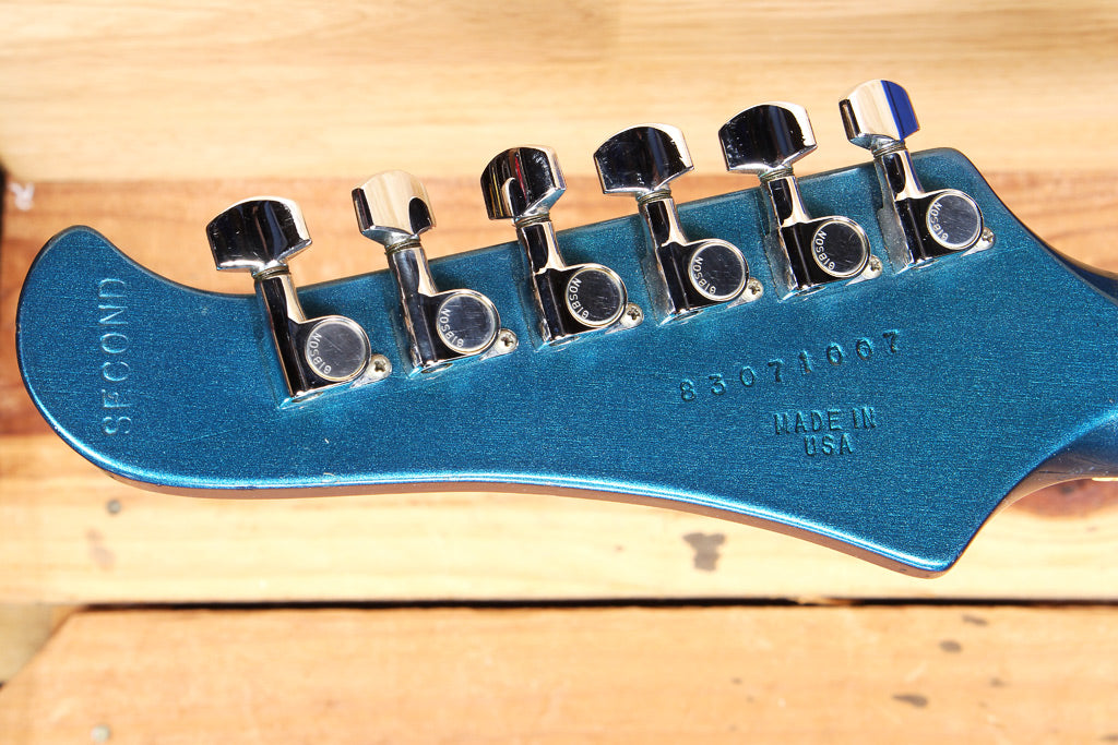 GIBSON VICTORY MVX Rare! +OHSC vintage 1981 Blue Very Good Condition 7 ...