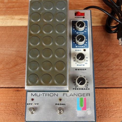 MU-TRON FLANGER RARE! VINTAGE 70s Guitar Bass Flange Pedal 1970s Mutron 1575