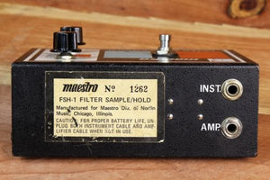 sample hold pedal MAESTRO FSH-1 FILTER SAMPLE / HOLD Rare 70s Vintage Guitar Pedal Great – Still Kickin Music