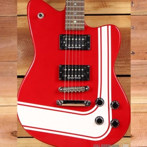 FENDER TORONADO GT HH rare offset model Racing Stripe Red Guitar Clean! 9283