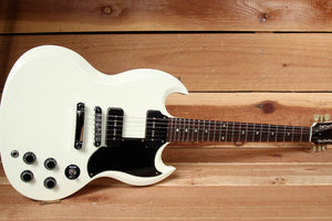 GIBSON SG SPECIAL 60s TRIBUTE Ltd Run 2011 Dual P90 PU Satin Worn White 10434