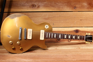 GIBSON LES PAUL RELIC 60s Tribute GoldTop Custom Road Worn p90 Guitar 10602