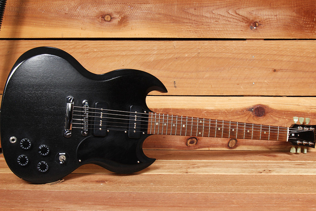 GIBSON SG SPECIAL 60s TRIBUTE Ltd Run 2012 Dual P90 PU Satin Worn Ebony 20642