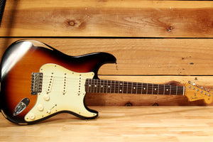 FENDER 2012 early 60s ROAD WORN Stratocaster Sunburst Strat +OHSC & Tags 64828