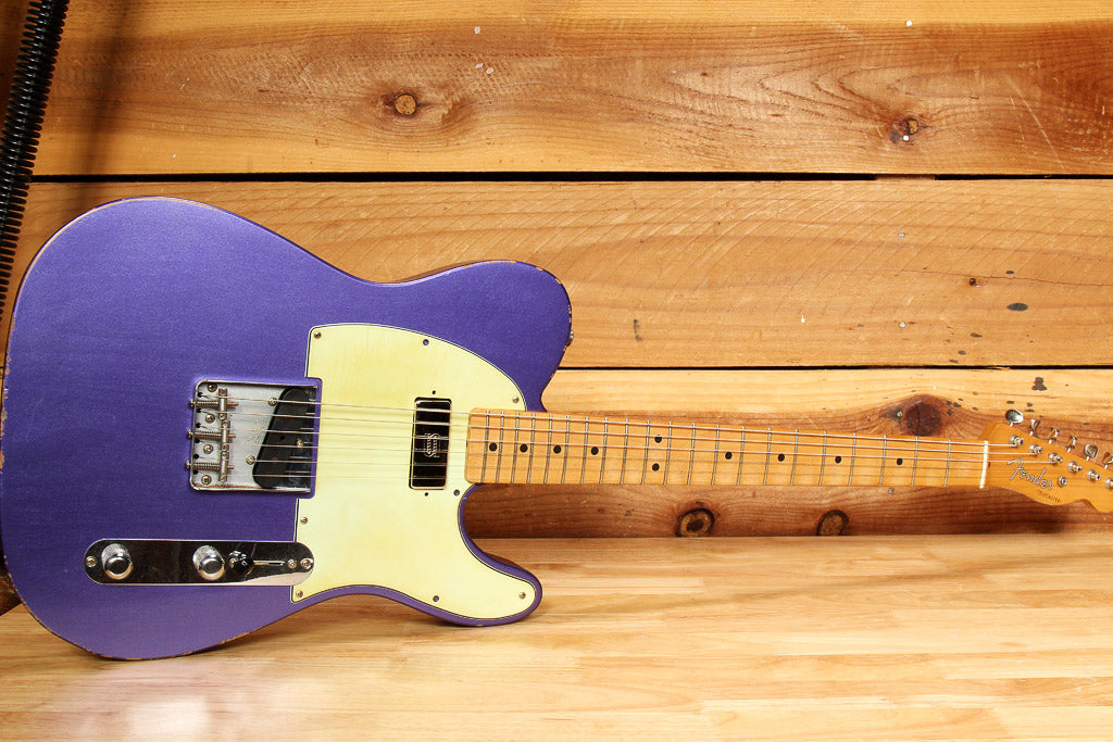 FENDER 50s ROAD WORN Telecaster 2019 Purple Tele + Seymour Duncan Mini HB 79096