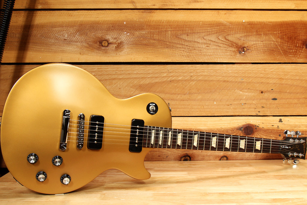 GIBSON 2013 LES PAUL 50s TRIBUTE T p90 Goldtop Worn Satin Relic