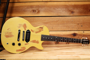 Gibson 2004 Les Paul Melody Maker Faded Nitro TV Yellow! Real Relic p90 Jr 54588