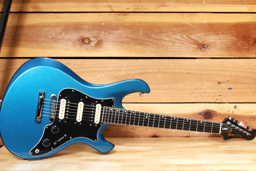 GIBSON VICTORY MVX Rare! +OHSC vintage 1981 Blue Very Good Condition 7 ...