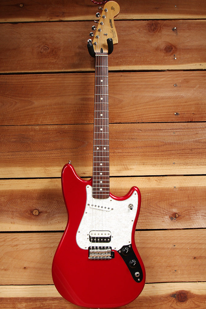 FENDER CYCLONE MIM Candy Apple Red CLEAN!! 1998 Atomic Humbucker PU Gu ...