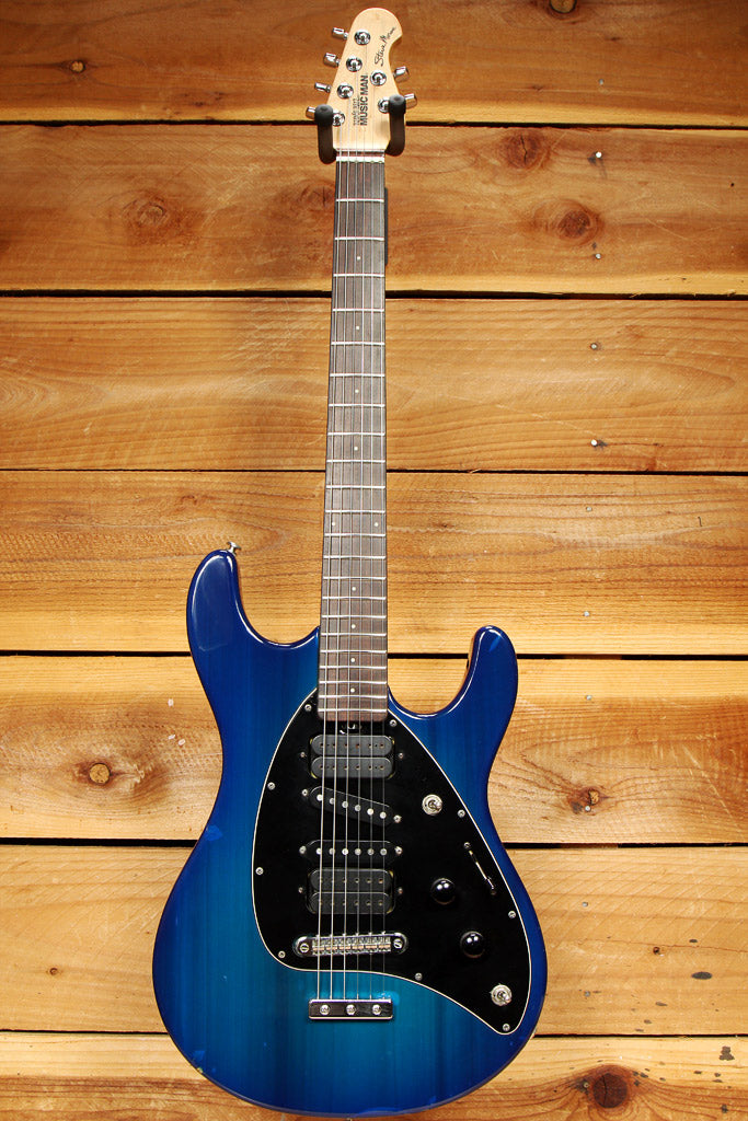 Ernie Ball Music Man Steve Morse Signature Blue Burst +HSC 33294