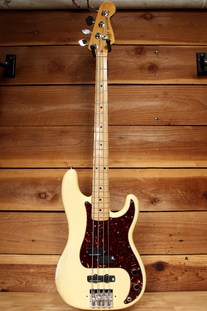 Fender 1977-78 American Precision P-Bass Olympic White Vintage USA Relic 72182