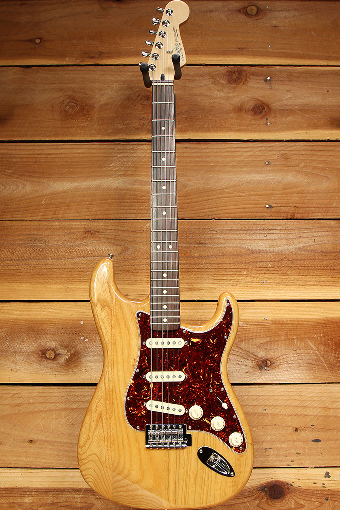 Fender 2007 FSR Natural Ash Stratocaster Sweet Woodgrain + Rosewood Strat 25189