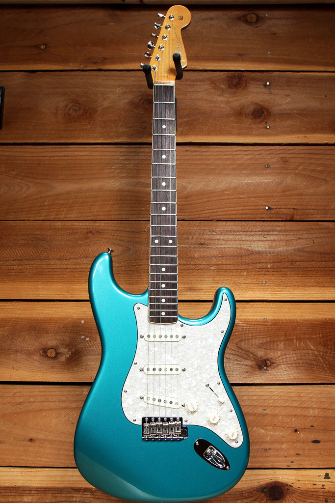 Fender 2008 Eric Johnson Stratocaster Lucerne Aqua Firemist + Case & Candy 04654