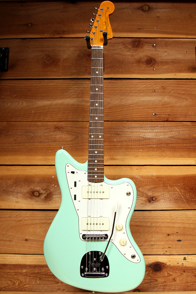 FENDER 2016 Classic Series 60s Jazzmaster LACQUER Nitro Surf Green Clean! 12799