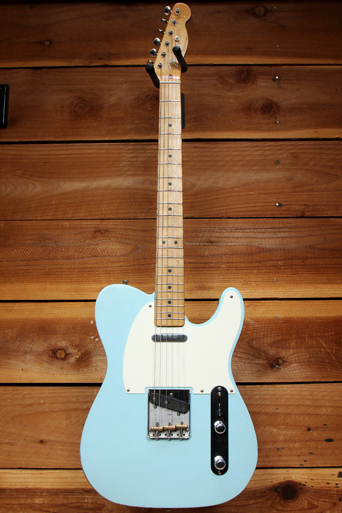 Fender Vintera Road Worn 50s Telecaster 2021 Sonic Blue Relic Guitar 88640