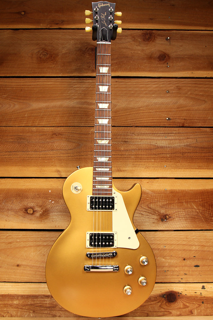 GIBSON 2011 LES PAUL 60s TRIBUTE T Goldtop 7.5 Pounds! 490 PU +Bag 04722