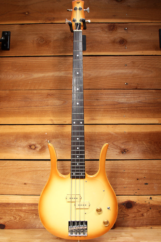 Hondo 1981 Longhorn Bass MIJ Cream Sunburst Nice! BadAss Bridge 10297