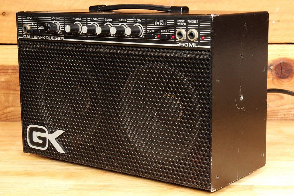 Gallien-Krueger 250ML Vintage 80s Lunchbox Amplifier Clean! GK 250 ML Amp 15690