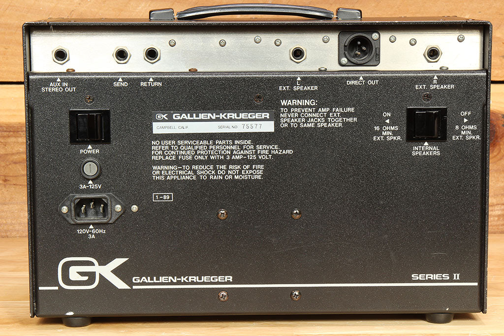 Gallien-Krueger 250ML Vintage 80s Lunchbox Amp Super Clean! GK 250 ML 75577