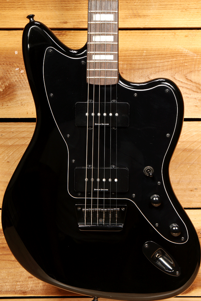 FENDER SQUIER JAZZMASTER Vintage Modified BARITONE Guitar Black FENDER SQUIER JAZZMASTER Vintage Modified BARITONE Guitar Black