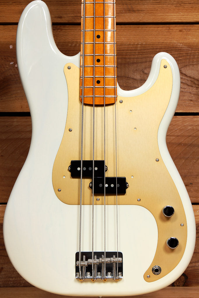 Fender 2018 50s Classic Series Lacquer Precision Bass P White Blonde +OHSC 09470