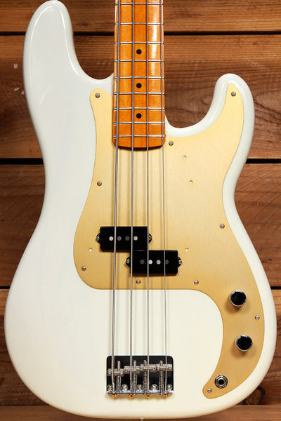 Fender 2018 50s Classic Series Lacquer Precision Bass P White 