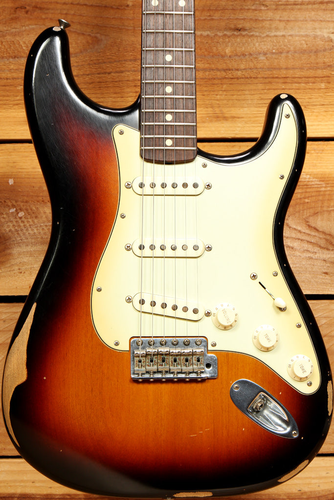 FENDER 2012 early 60s ROAD WORN Stratocaster Sunburst Strat +OHSC & Tags 64828