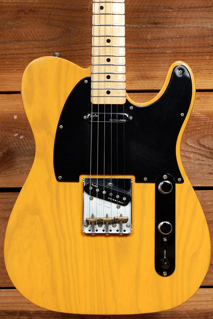 Fender FSR Ash 50s Telecaster Deluxe Noiseless PU Butterscotch Blonde Tele 85331