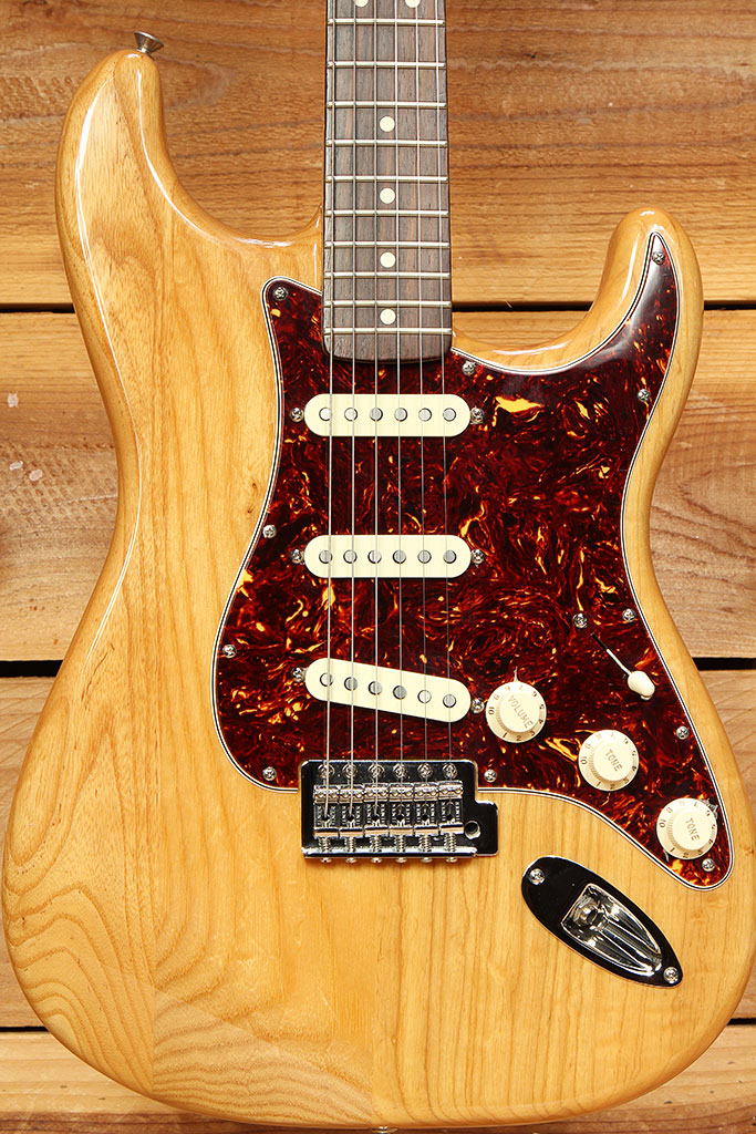 Fender 2007 FSR Natural Ash Stratocaster Sweet Woodgrain + Rosewood Strat 25189