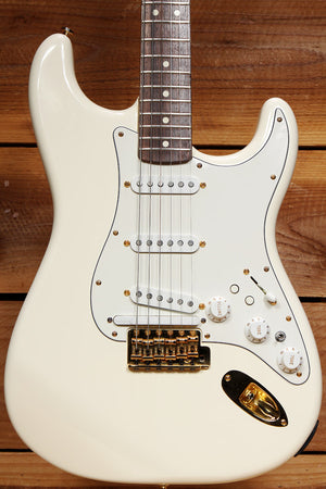 Fender ROLAND Ready GC-1 Stratocaster White/Gold! 13-Pin Midi PU Strat 00011