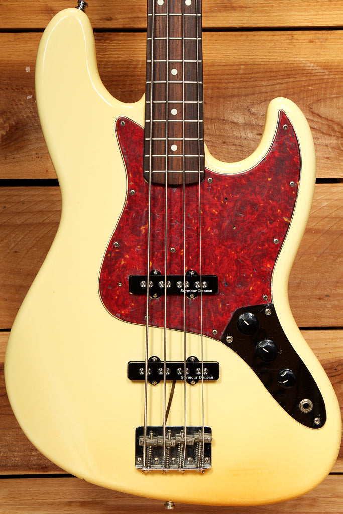 FENDER 1997-00 MIJ JAZZ BASS Creme 60s Re-issue Japan Duncan PUs 39671