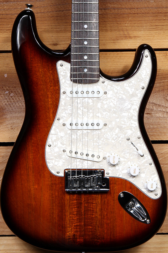 FENDER KOA STRAT Rare Hawaiin Tone Wood MIK 2006 Korean