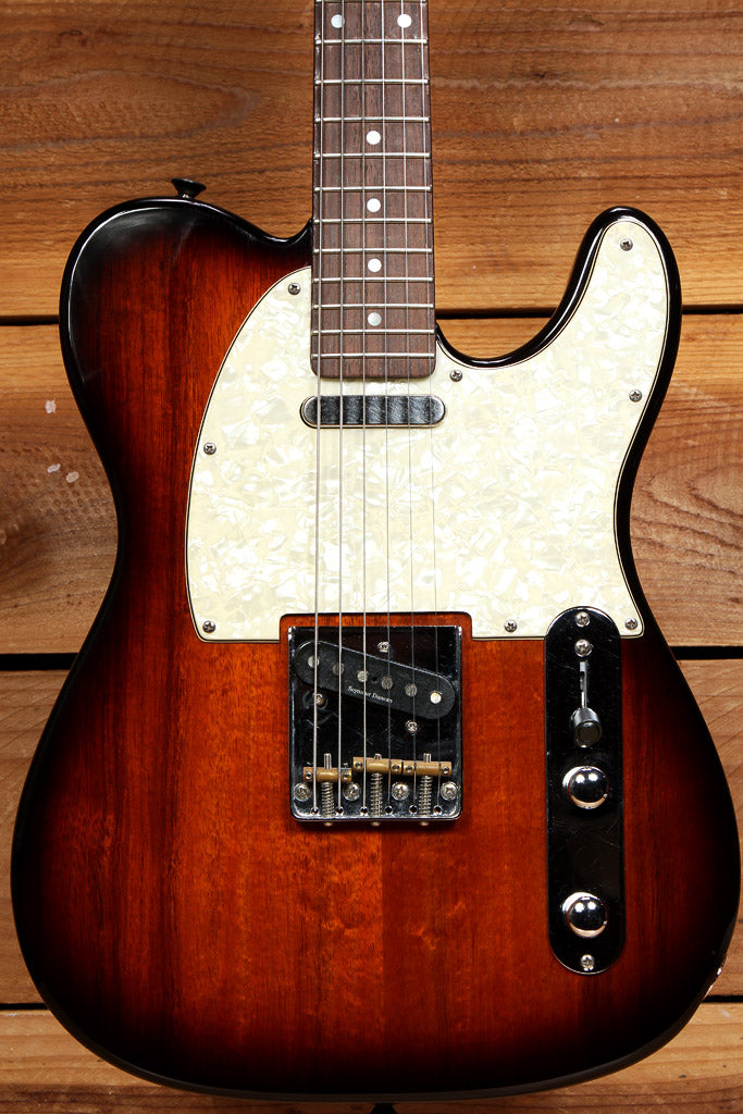 FENDER KOA Tele +Bird's Eye Neck MIK 2006 Korean Telecaster Upgrades +HSC 93865