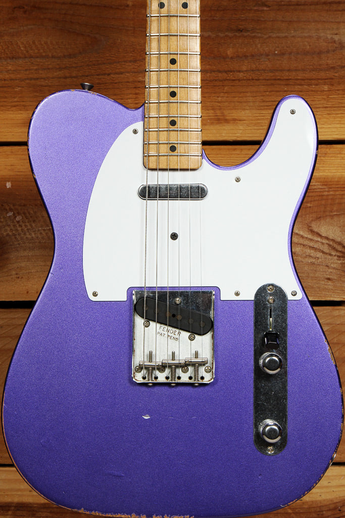 FENDER 50s ROAD WORN TELECASTER FSR 2019 Relic Purple Tele Electric Guitar 64424