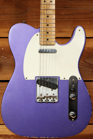 FENDER 50s ROAD WORN TELECASTER FSR 2019 Relic Purple Tele Electric Guitar 93641