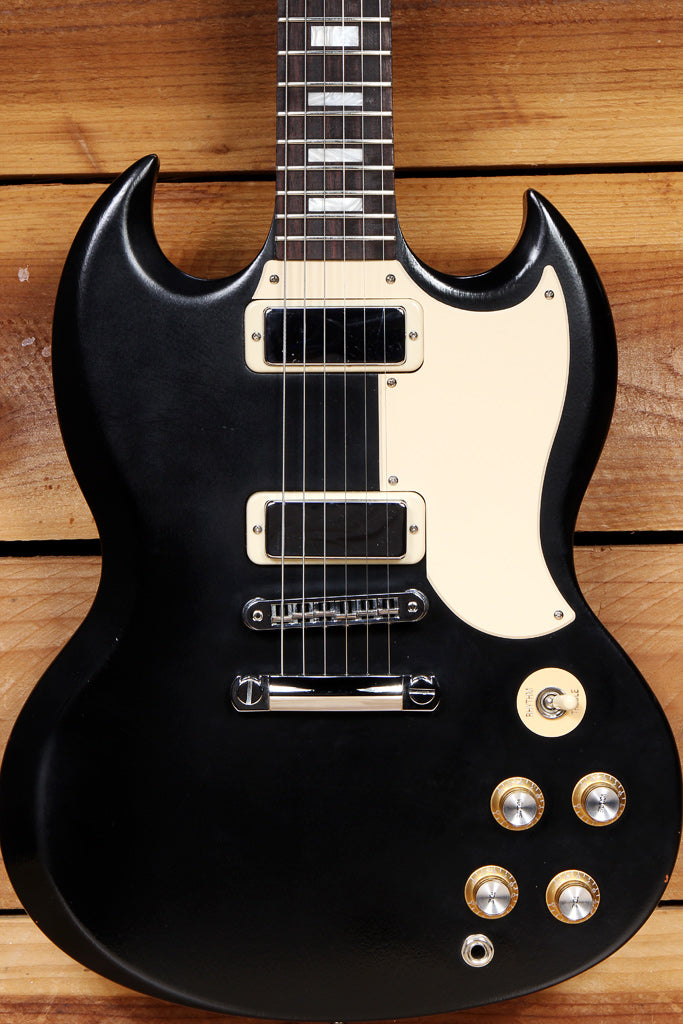 GIBSON SG SPECIAL 70s TRIBUTE T SATIN Black Alnico mini-Humbuckers