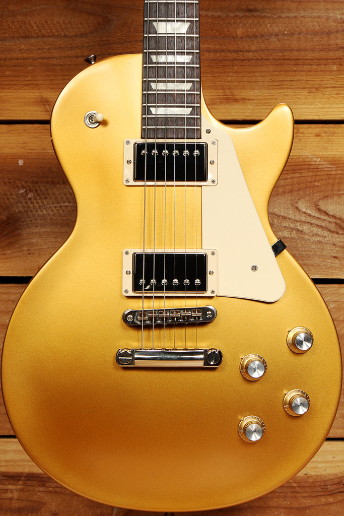 GIBSON 2017 LES PAUL 60s TRIBUTE T Goldtop Satin USA Clean! Free USA Ship 95434