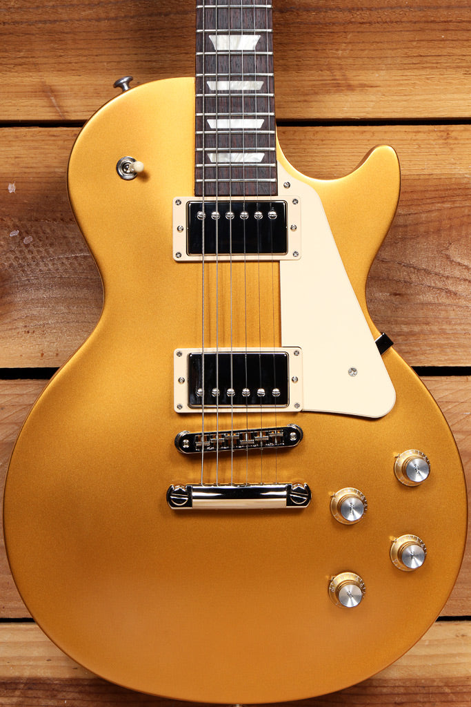 GIBSON 2018 LES PAUL 60s TRIBUTE T Goldtop Satin USA Near Mint! 490 PU 48259