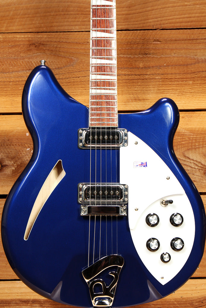 Rickenbacker 360 Midnight Blue 2008 6-String + OHSC & Candy Clean 23464