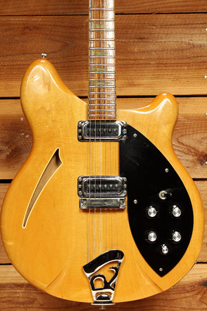 Rickenbacker 360 Mapleglo & Black 1992 Semi-Hollow +HSC 59739