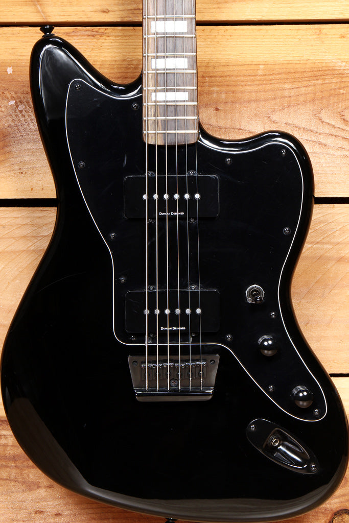 FENDER SQUIER JAZZMASTER Vintage Modified BARITONE Guitar Black