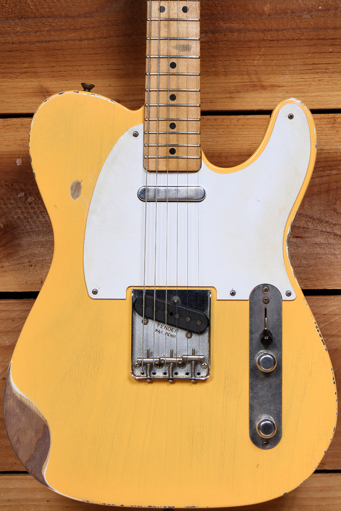 FENDER 50s ROAD WORN TELECASTER Xtra Relic Guitar Blonde TV 95355