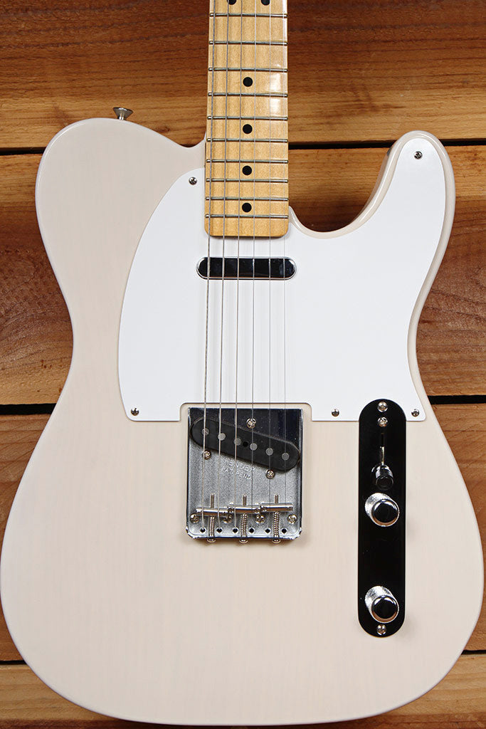 FENDER CLASSIC SERIES 50s TELECASTER White Blonde Tele Mint! + Bag