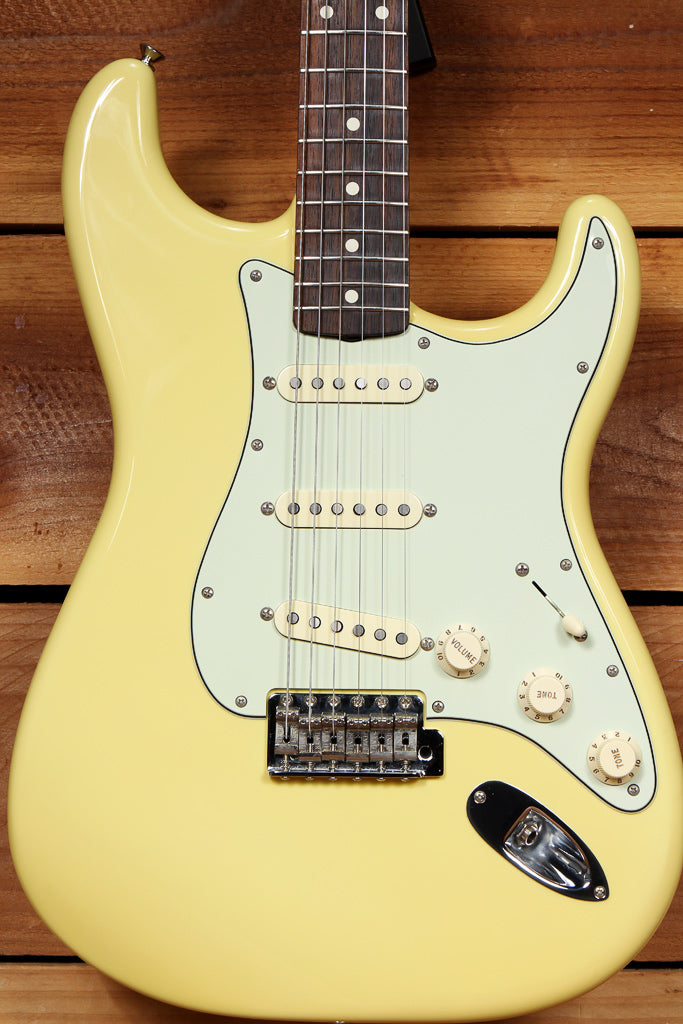 FENDER CLASSIC SERIES 60s STRATOCASTER Rare Canary Diamond Yellow Strat 64964