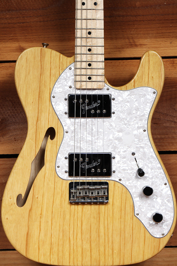 FENDER 72 TELECASTER DELUXE THINLINE Re-Issue Natural Semi