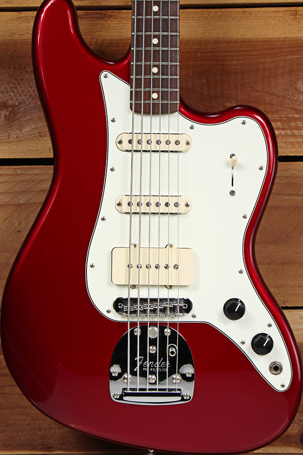 FENDER BASS VI Pawn Shop Red Clean! Baritone Guitar 08998