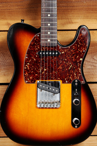 ギター Fender USA telecaster sunburst 1997 Fender Telecaster Thinline Custom Electric Guitar Sunburst