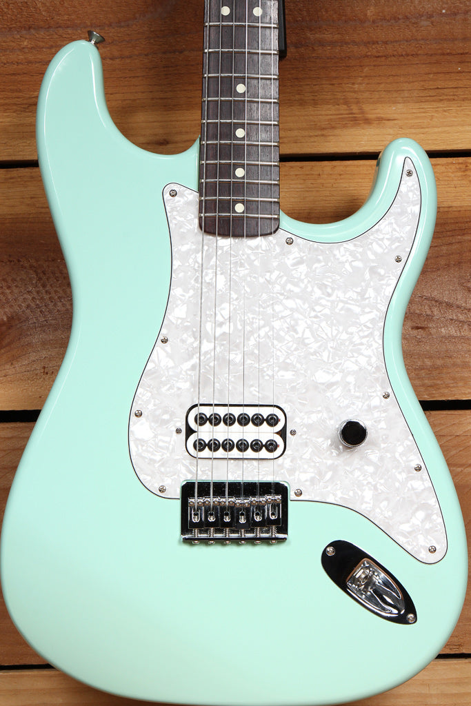 FENDER TOM DELONGE STRATOCASTER Seafoam Surf Green Strat Super Clean! +Bag 34447