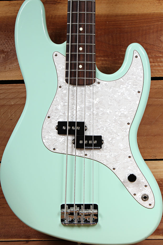 FENDER MARK HOPPUS Seafoam Green JAZZ BASS Early 2003 PRECISION PU Clean! 47369