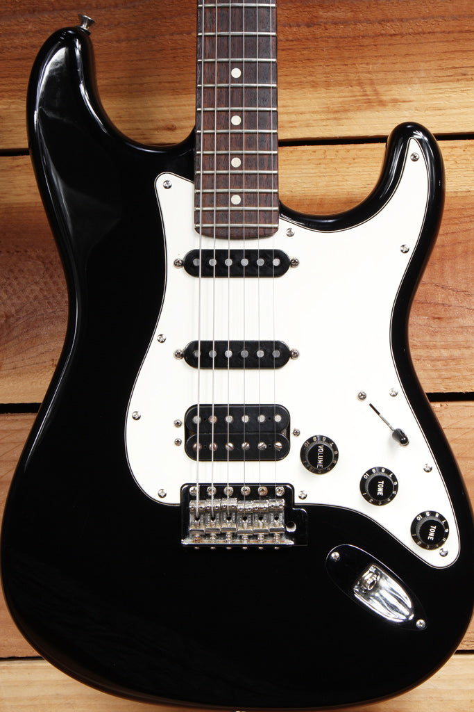 FENDER HIGHWAY ONE 1 STRATOCASTER HSS USA NITRO AMERICAN BLACK STRAT RELIC 1348